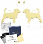 Mejk Jewellery Arany fülbevaló kutyával Jack Russell terrier rövidszőrű 925 Dedikálás (Kolczyki z Jack Russell Terrier Krótkowłosy)