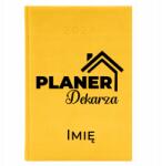  Könyvnaptár A5 2026 Év Citrom tervező Tetőfedő Név Varázsló (Planer 2026 Cytrynowy Dla Dekarza)