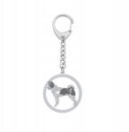 Mejk Jewellery Ezüst kulcstartó Russian-European Laika Ezüst 925 Ékszer Gravírozás (Brelok z Łajka Rosyjsko-Europejska)