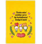 FunnyCase Könyvnaptár 2026 Nagy Szív Citrom Időpont Ajándék Minták (Kalendarz Cytrynowy WIELKIE SERCE)