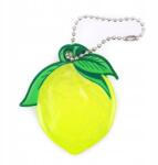Refloactive Gyerek fényvisszaverő, fényvisszaverő medál iskolatáskához, hátizsákhoz Citrom (ZM-0070)