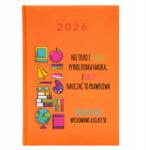  Naptár A5 2026 Narancssárga Év Tanár Tanít Szívből Varázsló (Planer 26 Pomarańczowy Nauczać Z Serca)