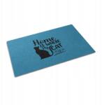 Wallmuralia Dekoratív, csúszásgátló kültéri lábtörlő, Házi macska mintával, XXL méret: 150x100 cm (010650720030000088102)