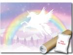 Consalnet Fotótapéta Végtagos Szövet Unikornis Szivárvány Ég Felhők 400x280 ragasztó ingyen