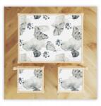 Epson Vízálló matrica Ikea Latt asztalra gyerekeknek Szürke akvarell pillangók (latt_1341)