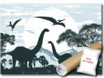 Consalnet Fotótapéta Flizelina Dinoszauruszok Dinopark Rajz 400x280 ragasztó ingyen