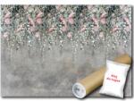 Consalnet Fotótapéta Flizelina Virágok Levelek Madarak Papagájok Beton 400x280 ragasztó ingyen (15093VX8)