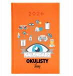  Könyvnaptár A5 2026 év tervező narancssárga szemész varázsló (Planer 26 Pomarańczowy Dla Okulisty)