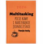  Naptár 2026 Narancssárga A5 Ajándék Irodai Használatra Korpo Multitasking (KALENDARZ POMARAŃCZOWY MULTITASKING)
