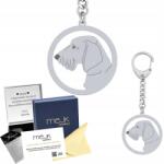 Mejk Jewellery Ezüst kulcstartó Tacskó Durvaszőrű 925 Ajándék Nő Dedikálás (Brelok z Jamnikiem Szorstkowłosym)