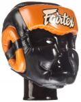 Fairtex HG13 Fekete/Narancssárga M-es Méretű Boksz Sisak Sparringhoz (FAIRTEX)