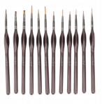  Precíziós Festőecsetek Részletek Ecsetkészlet 12 db-os (a5455)