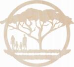 Graw-Cer Bonszai fa kör, 50 cm, családi alap, rénszarvaszú (rs1kd3015)