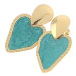 Xuping 2028 Arany színű, lógó nemesacél fülbevaló, celebstílus