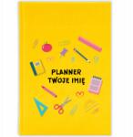 FunnyCase Könyvnaptár 2026 Planner *név* Citrom Tervező Ajándék Minták (Kalendarz Cytrynowy PLANNER *IMIĘ*)