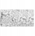  Védő alátét íróasztalra, virágmintás, levéllel, 100x50 cm (010250300020100057202)