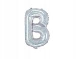 Party Deco Fólia lufi ''b'' betű, 35cm, holografikus
