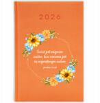 FunnyCase Könyvnaptár 2026 A Világ A Csodák Helye Narancssárga Ajándék (Kalendarz 2026 ŚWIAT JEST MIEJSCEM CUDÓW)