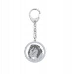 Mejk Jewellery Ezüst kulcstartó Skót juhászkutya hosszú szőrű 925 Női Gravírozás (Brelok z psem Owczarek Szkocki Długowłosy)