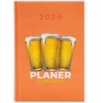 FunnyCase Könyvnaptár 2026 Sörtervező Narancssárga Ajándék Határidőnapló (Kalendarz Pomarańczowy PLANER PIWOSZA)