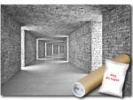 WallMagic Fotótapéta Flizelina Alagút Folyosó Fal Tégla 3D 400x280 ragasztó ingyen (14036VX8)