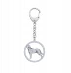 Mejk Jewellery Kulcstartó Ezüst Chesapeake Bay Retriever 925 Női Gravírozás Ingyenes (breloczek srebrny do kluczy z psem)