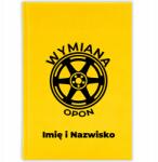 FunnyCase Könyvnaptár 2026 Csere Gumiabroncs *név* Citrom tervező Ajándék Wz (Kalendarz Cytrynowy WYMINANA OPON *IMIĘ*)