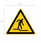  Matrica óvatosan Figyelmeztetés 5cm-es Fokozat Ellen (Naklejka)