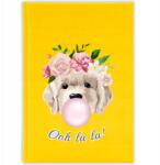  Könyvnaptár A5 2026 Citrom Divatos Női Ajándék Kutya Mix Minták (Kalendarz 26 Cytrynowy Pies)