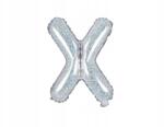 Party Deco Fólia lufi ''X'' betű, 35cm, holografikus
