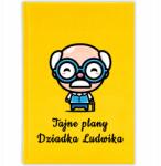 FunnyCase Naptár tervező 2026 Nagypapa Titkos Tervei *név* Citrom Ajándék Minták (Kalendarz Cytryna TAJNE PLANY DZIADKA *IMIĘ*)