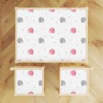 Epson Matrica Ikea Latt gyerekasztalhoz Vízálló Gyerekbarát Aranyos Elefántok (427_latt)