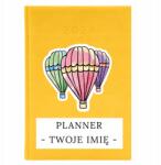  Könyvnaptár A5 2026 Citrom tervező Az Ön neve varázsló (Planer 2026 Cytrynowy Planer Twoje Imię)