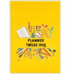 FunnyCase Könyvnaptár 2026 Planner *az Ön Neve* Citrom tervező Ajándék Wz (Kalendarz Cytrynowy PLANNER *TWOJE IMIĘ*)