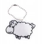 Refloactive Fényvisszaverő gyerekeknek, fényvisszaverő medál táskára, hátizsákra Bárány (Zawieszka odblaskowa - Owca srebrna)