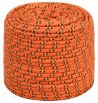 VidaXL Vitorlás kötél, narancssárga, 8 mm, 50 m, polipropilén F94 (8720287129400)