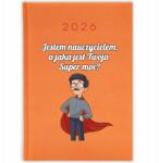 FunnyCase Könyvnaptár 2026 Milyen Szuper Erőd Van? Narancssárga Ajándék Minták (Kalendarz Pomarańczowy JAKĄ MASZ SUPER MOC?)