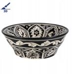 Cerames Mexikói kerámia Mosdókagyló fürdőszobába domborművel Atalaya prima (WYSOKA-A6-AC)