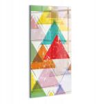 Wallfluent Fotó-Kép Falra, Irodába, Háromszögek Geometrikus Mintával (010010010250100075030)