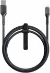 Nomad Здрав кабел с въжена оплетка за устройства с Lightning порт (150 см) - Nomad Rugged USB-A to Lightning Cable (черен) (NM01911B00)