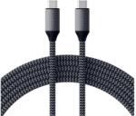 Satechi USB-C to USB-C Charging Cable 100W - USB-C към USB-C кабел за MacBook и устройства с USB-C порт (200 cm) (сив) (ST-TCC2M, ST-TCC2MM)