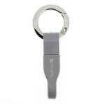 4smart Кабел тип ключодържател за всички устройства с MicroUSB (10 см) - 4smarts KeyRing MicroUSB Cable (сив) (4S468757)