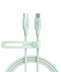 Anker Кабел с бързо зареждане за устройства с USB-C - Anker 544 Bio-Based USB-C to USB-C Cable 140W (зелен) (90 см) (A80F1H61)