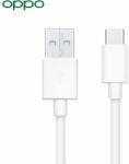 OPPO Кабел за устройства с USB-C порт (100 см) (бял) - Oppo USB-A to USB-C Cable DL143 (bulk)
