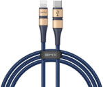 Baseus MFI сертифициран USB-C към Lightning кабел за Apple устройства с Lightning порт (120 см) - Baseus BMX Double-Deck USB-C to Lightning Cable PD 18W (син) (CATLSJ-AV3)