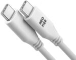 Neofier Кабел с бързо зареждане за устройства с USB-C порт (100 см) (бял) - Neofier USB-C to USB-C Data Cable 60W (NF1CCW0503T)