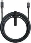 Nomad Здрав кевларен кабел за устройства с Lightning порт (300 см) - Nomad Kevlar USB-C to Lightning Cable (черен) (NM01A11000)