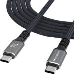 Wozinsky Здрав USB4 кабел с Thunderbolt 4 за устройства с USB-C порт - Wozinsky Thunderbolt 4 USB4 USB-C to USB-C Cable 240W (черен) (200 см) (WPS-UY42S)