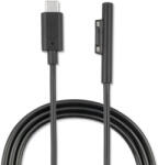 4smarts USB-C кабел за Microsoft Surface таблети (100 см) - 4smarts Microsoft Surface Connect to USB-C Charging Cable 5A (черен) (4S468683)