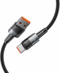 Tech-Protect Кабел с въжена оплетка за устройства с USB-C порт (50 см) - Tech-Protect Ultraboost USB-A to USB-C Cable 66W (черен) (THP2496)